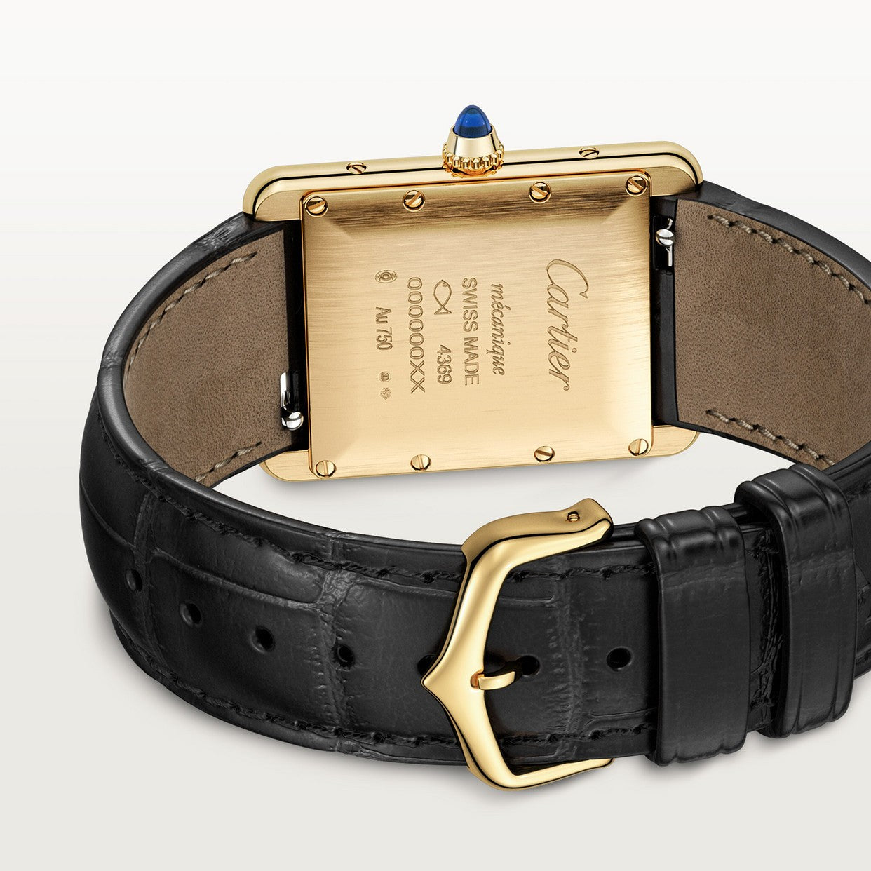 CARTIER TANK MUST LOUIS NOIR