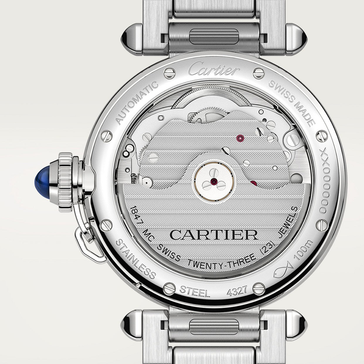 CARTIER PASHA ARGENTÉ