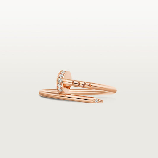 BAGUE CARTIER JUSTE UN CLOU PETIT MODÈLE DIAMANTS ROSE GOLD