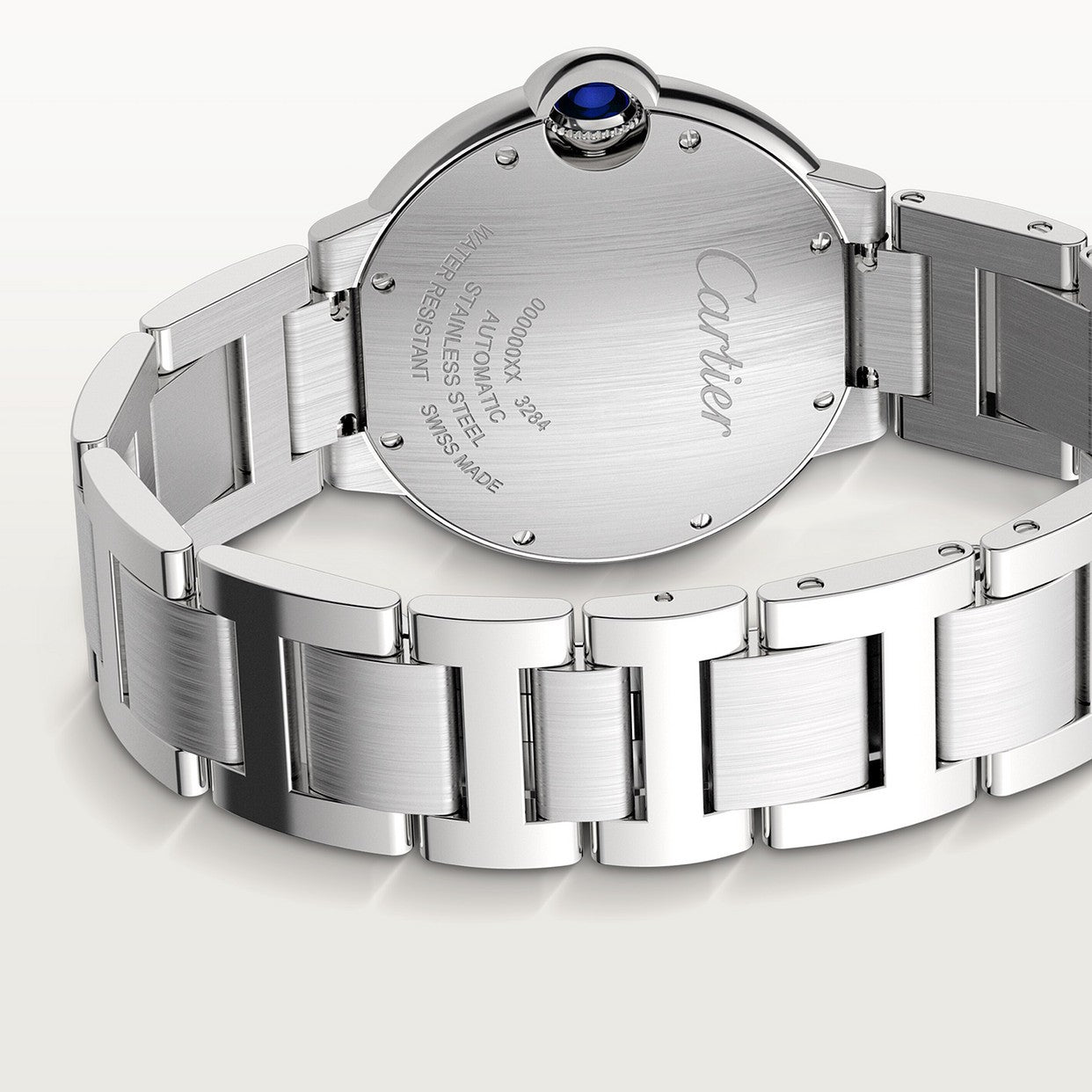 CARTIER BALLON BLEU ARGENTÉ AVEC STRASS