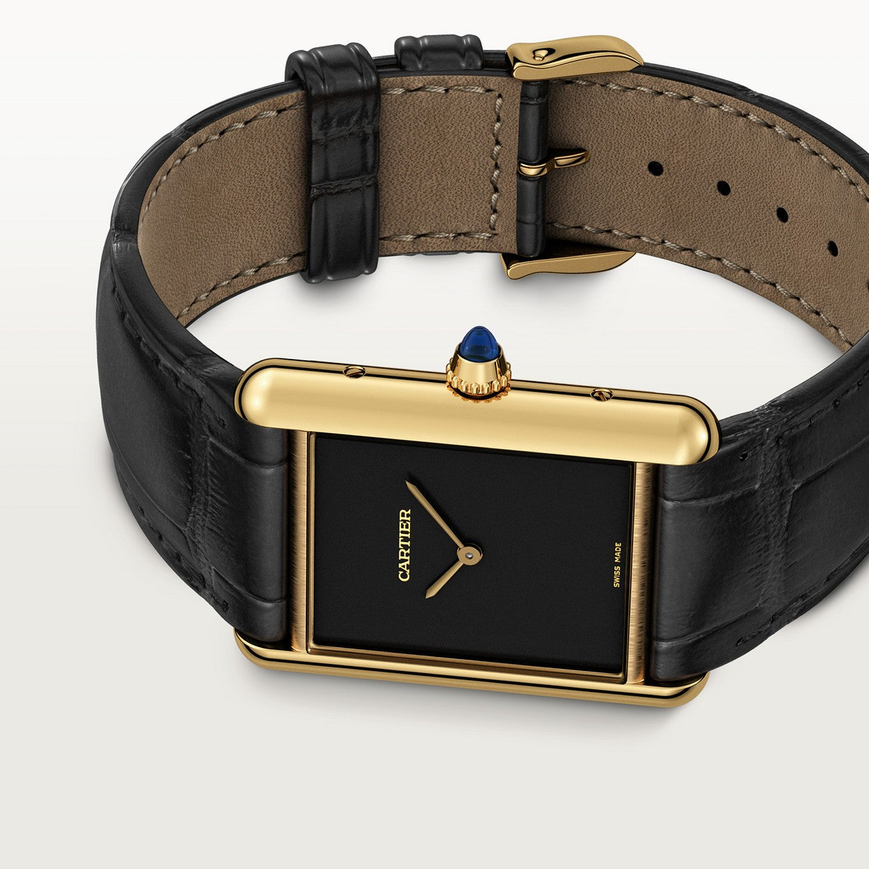 CARTIER TANK MUST LOUIS NOIR