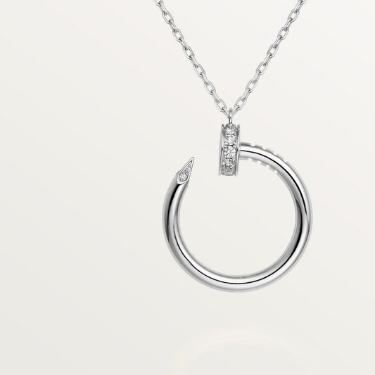 COLLIER CARTIER PENDENTIF JUST UN CLOU DIAMANTS WHITE GOLD