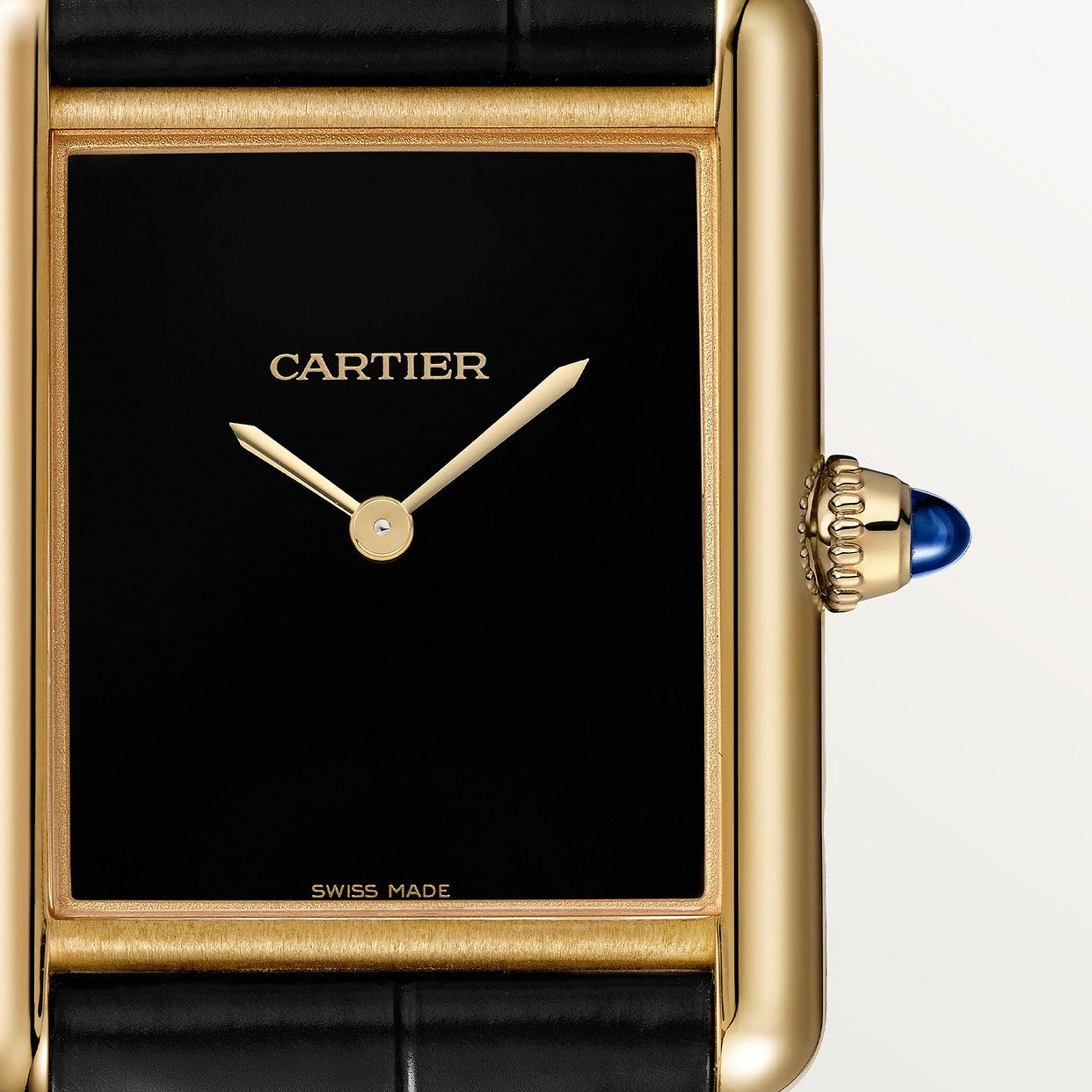 CARTIER TANK MUST LOUIS NOIR