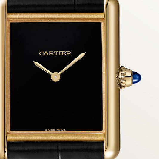 CARTIER TANK MUST LOUIS NOIR