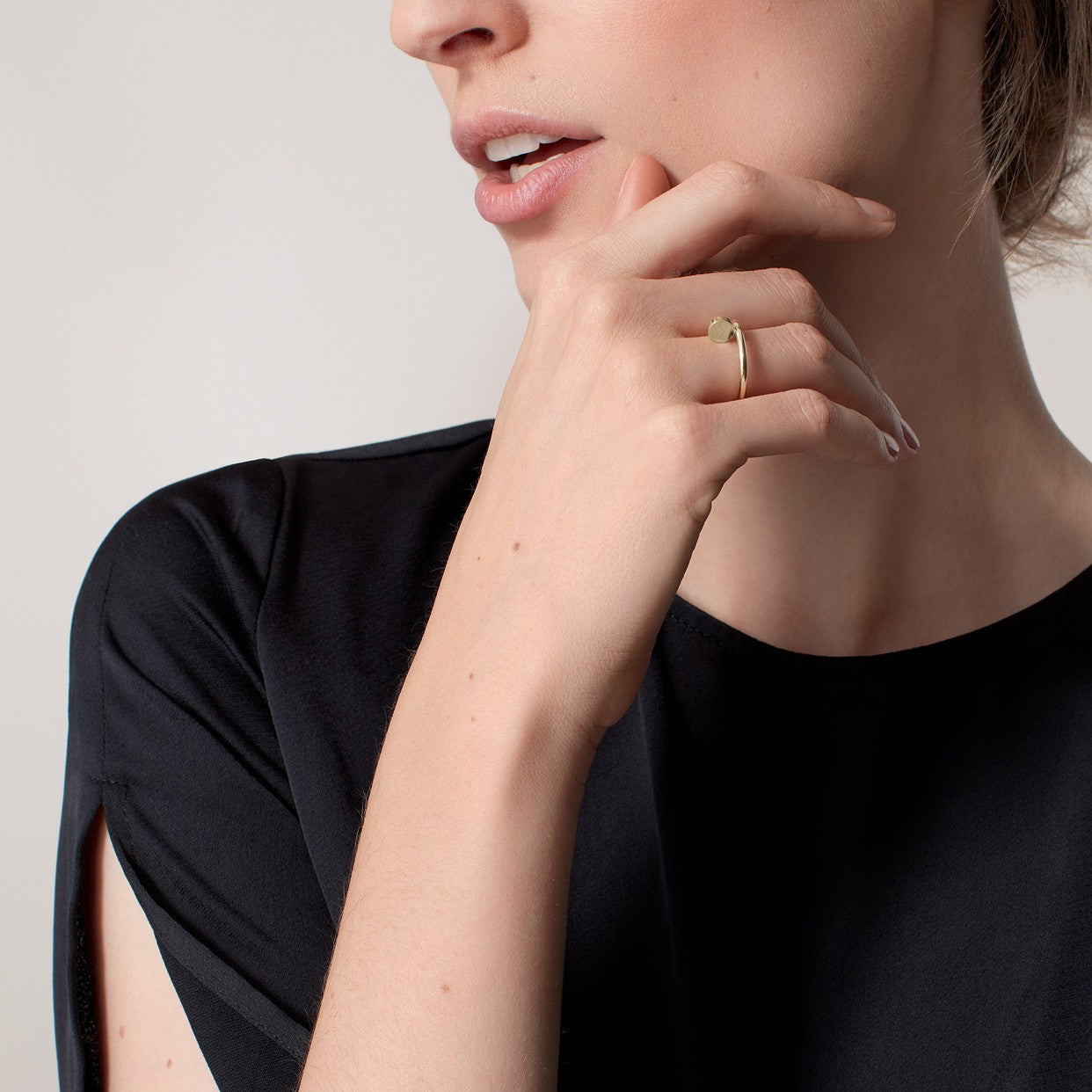 Ensemble de la collection « Juste un Clou » – bracelet et bague, petit modèle