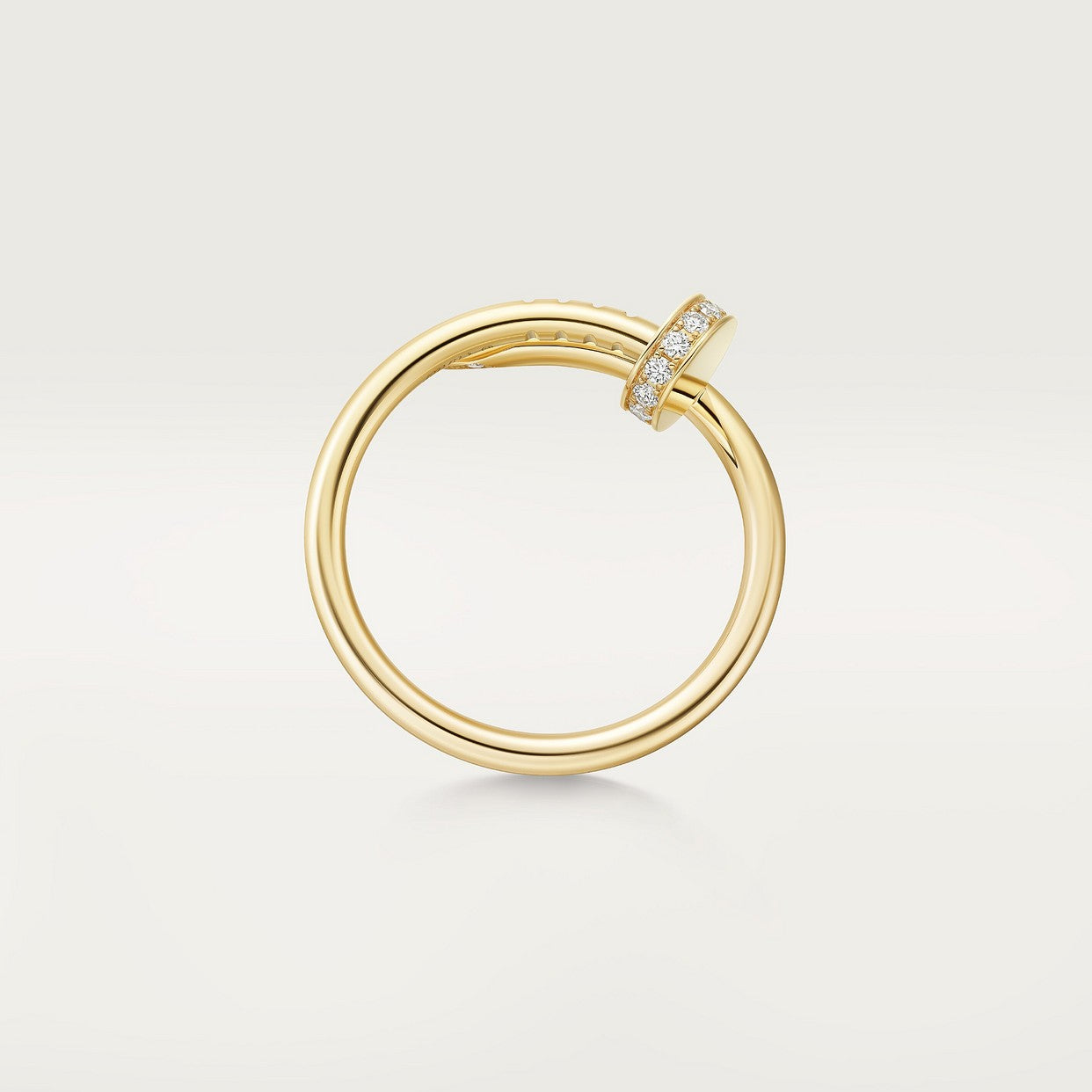 BAGUE CARTIER JUSTE UN CLOU MODÈLE CLASSIQUE DIAMANTS GOLD