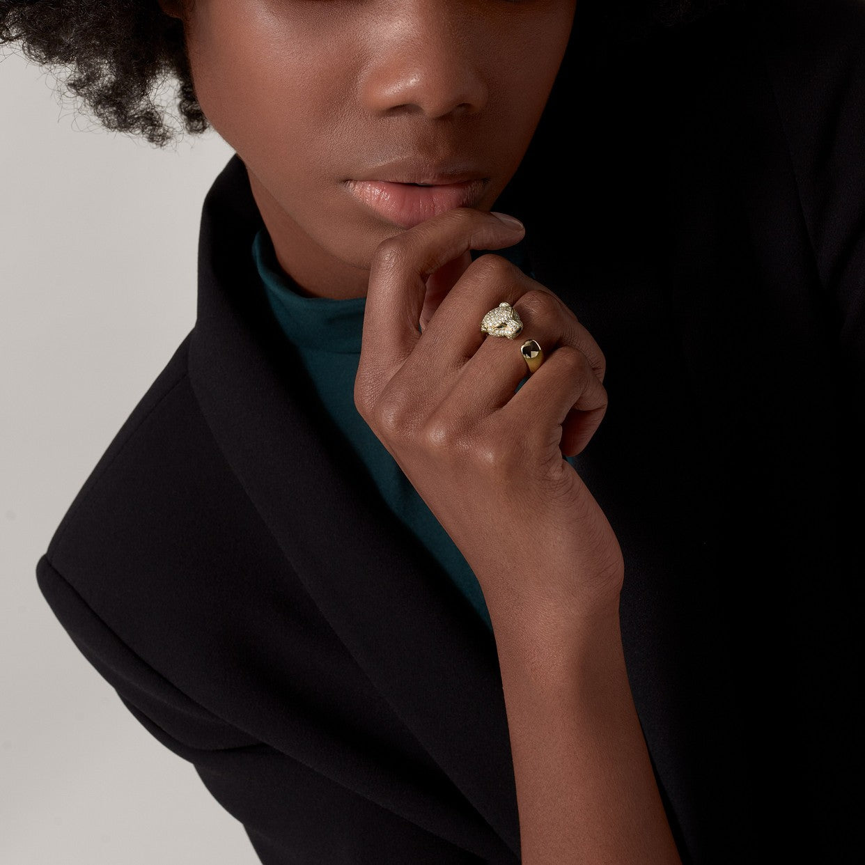 BAGUE CARTIER PANTHERE GOLD