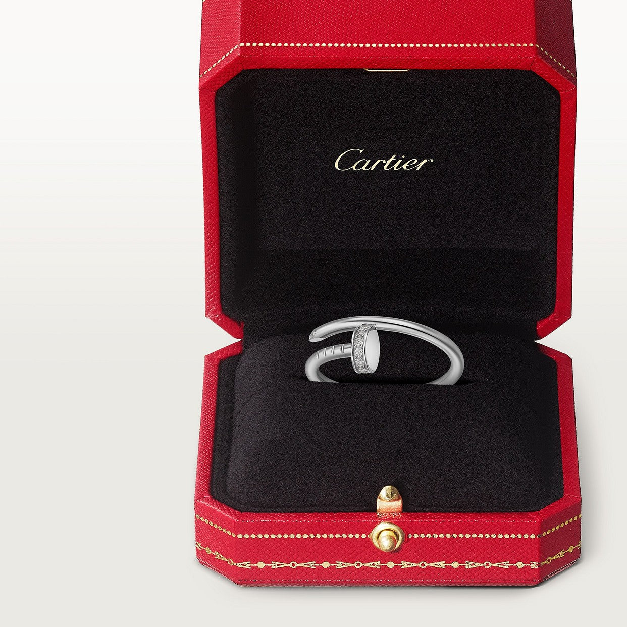 BAGUE CARTIER JUSTE UN CLOU PETIT MODÈLE DIAMANTS WHITE GOLD