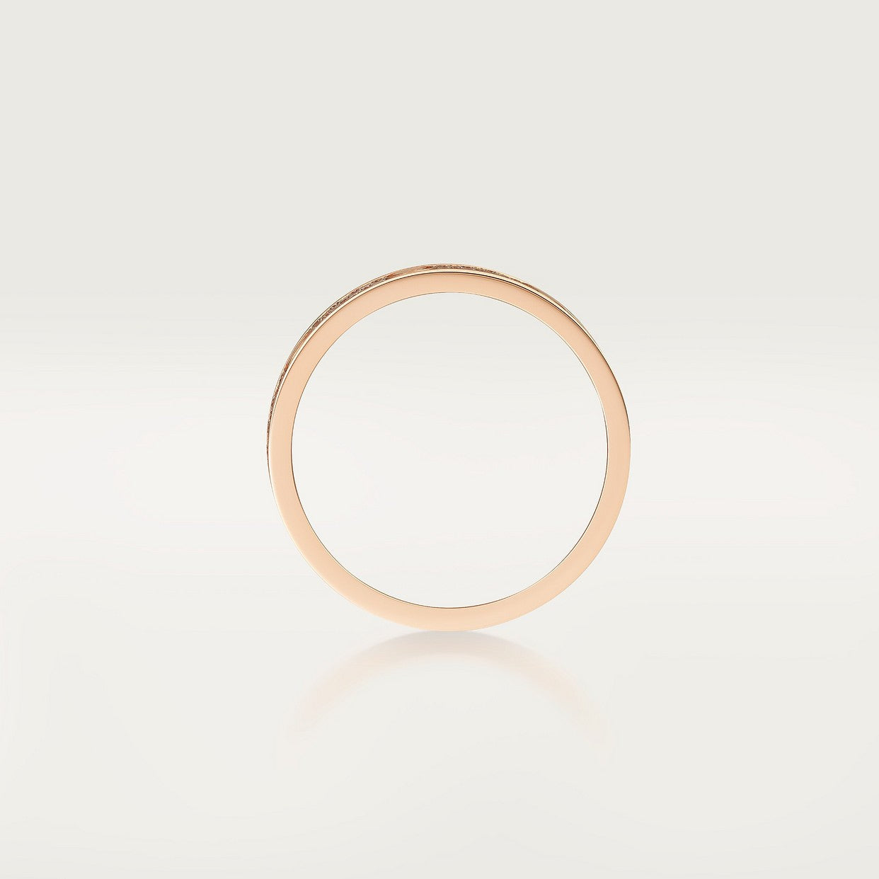BAGUE CARTIER LOVE PAVÉE ROSE GOLD