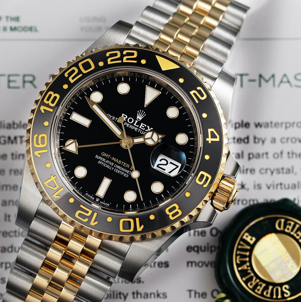 ROLEX MASTER II GREY GOLD JUBILEE