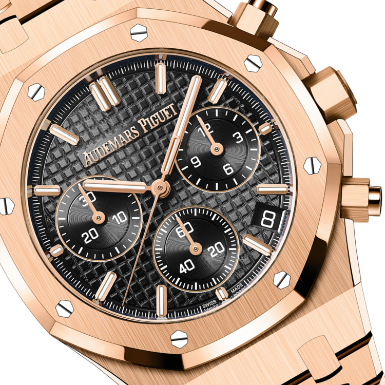 AP ROYAL OAK 3B ROSE GOLD AND BLACK