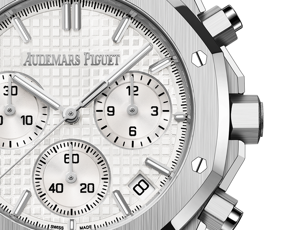 AP ROYAL OAK 3B GREY AND WHITE