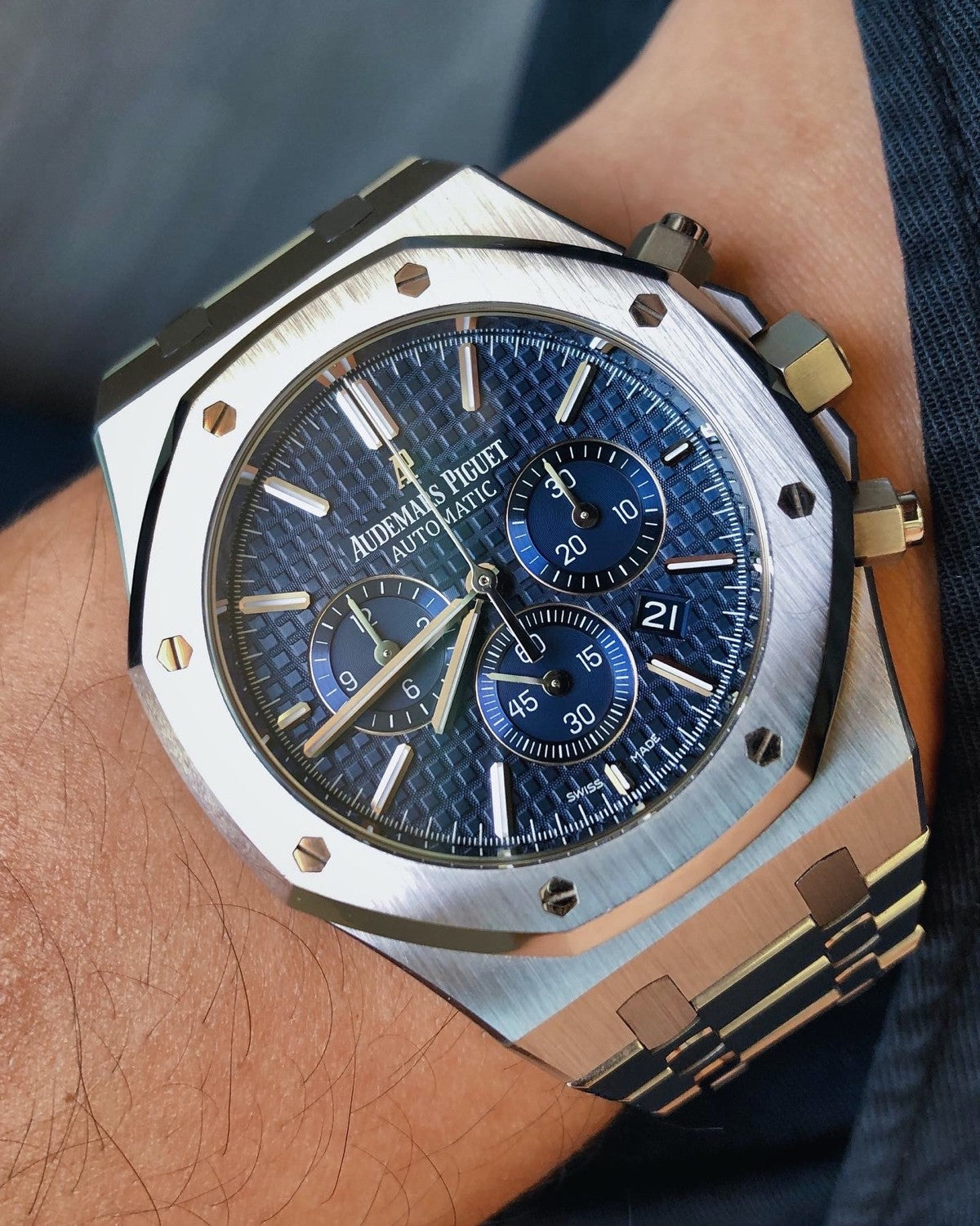 AP ROYAL OAK 3B GREY AND BLUE